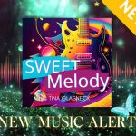 Song mockup showing colorful guitar with magical background