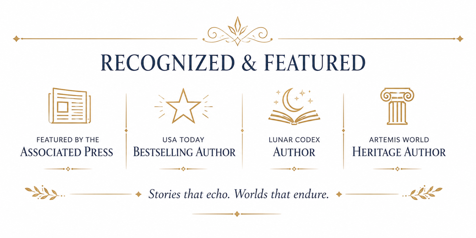 As Seen In Media Featuring Tina Glasneck and Her Work Recognized Features for website white background